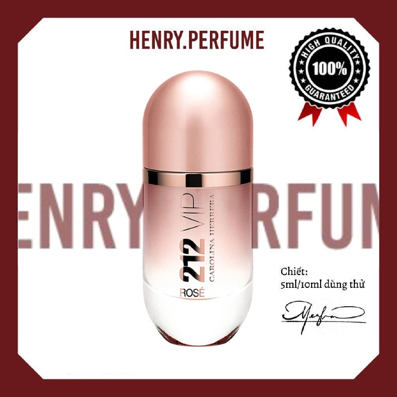 ⛅ Nước hoa  212 Vip ROSE 5ml/10ml/20ml (5ml/10ml/20ml) ®️