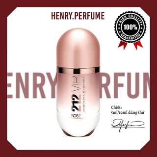 ⛅ nước hoa 212 vip rose 5ml/10ml/20ml ®️