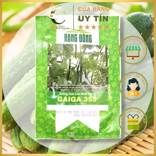 Hạt Giống Dưa Leo Nhật Lai F1 GAIGA 355 gói 0,5gr Dễ trồng, Ăn rất ngon