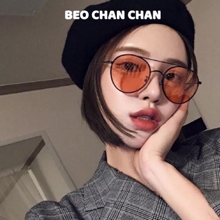 KÍNH RÂM KÍNH MÁT RETRO SANG CHẢNH HOTTREND CÓ THANH NGANG VIỀN CỰC XỊN
