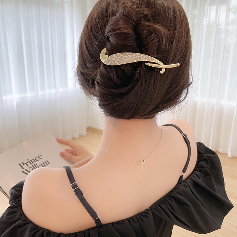 Kẹp Tóc Ếch Đính Ngọc Trai Nhân Tạo Thời Trang