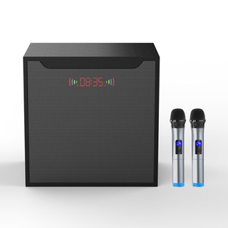 Bộ loa hát karaoke gồm 2 micro UHF dùng cho tivi smart và điện thoại Amoi L6P