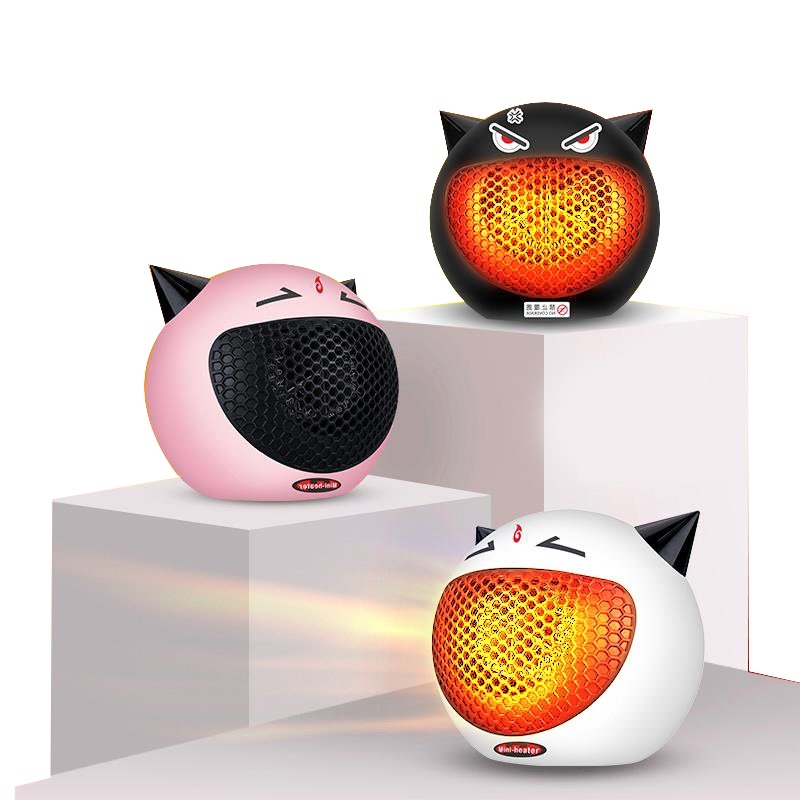 💕Bảo Hành 1 Năm💕 Quạt Sưởi Mini Đa Năng Cao Cấp Heater Hình Mặt Quỷ, Quạt Sưởi Tiết Kiệm Điện Năng, An Toàn Khi Sử Dụng