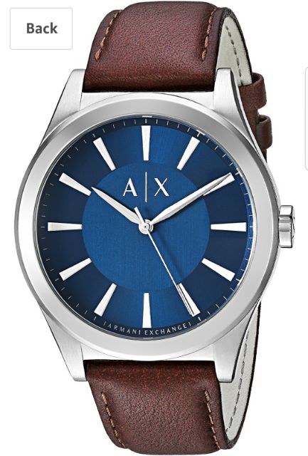 Đồng hồ Nam Armani Exchange dây da xách tay mỹ ( Hết hàng sẵn )