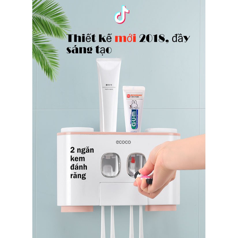 FREE SHIP BỘ NHẢ KEM ĐÁNH RĂNG ECOCO CAO CẤP (HÀNG LOẠI 1) (RẺ NHẤT SHOPEE) SHOP DAC BIET