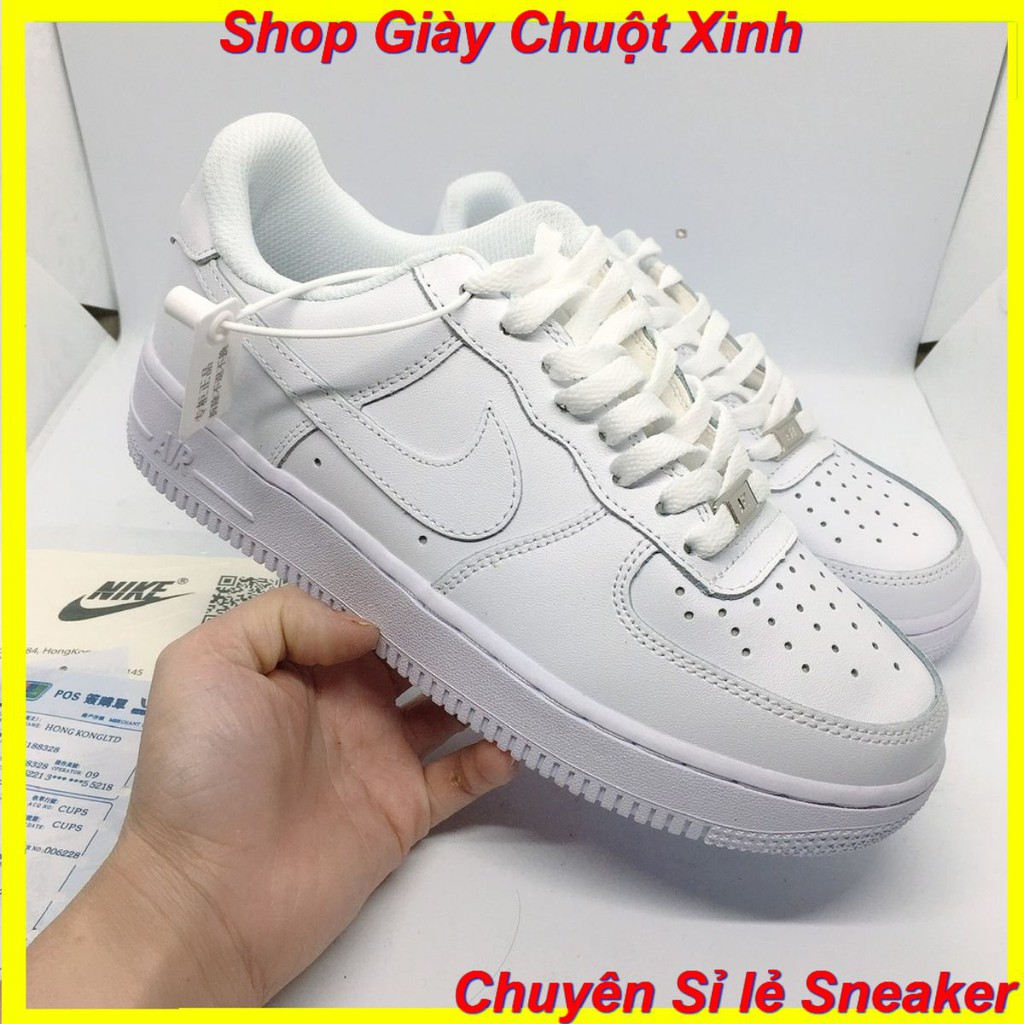 💥FREE SHIP-HÀNG QUẢNG CHÂU 💥𝐍𝐈𝐊𝐄 AF1 trắng  1:1 FULL BOX