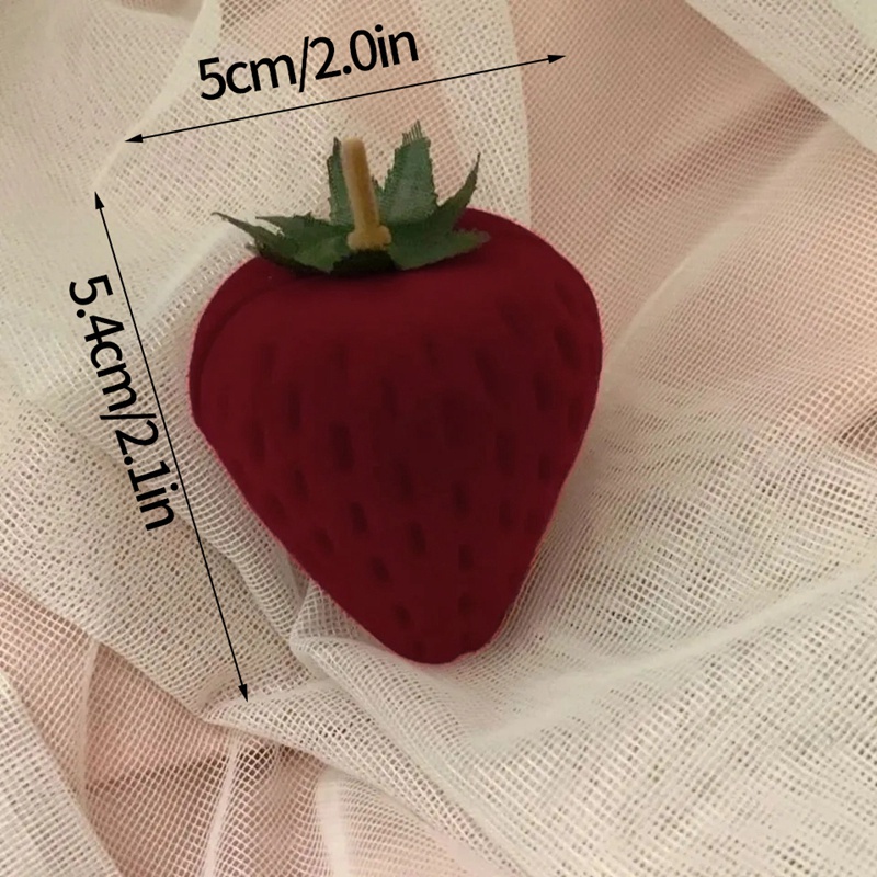 Hộp Đựng Trang Sức Hình Quả Dâu