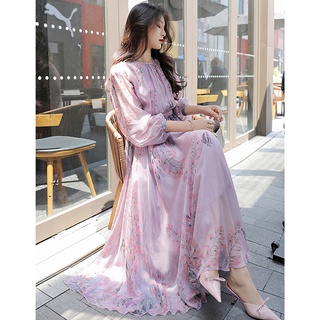 Đầm Giả Lụa Cao Cấp Thời Trang Mùa Hè Pháp Thanh Lịch