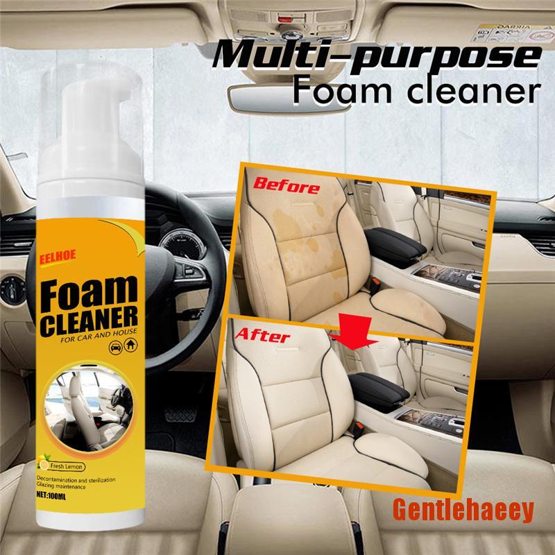 GENEY Car Interior Cleaning Foam Cleaner Car Seat Interior Auto Leather Clea