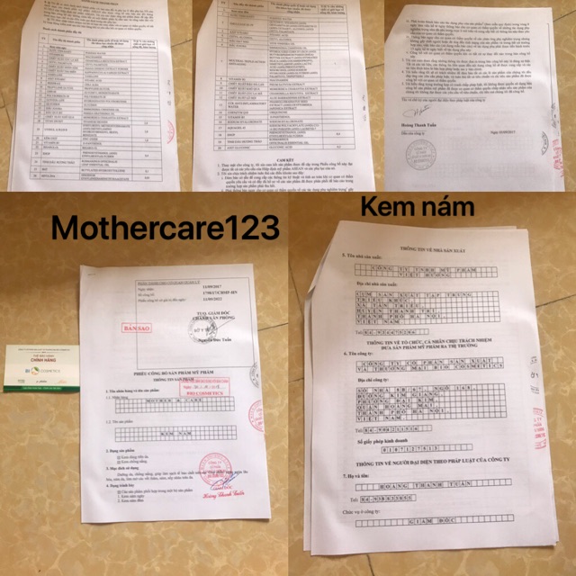 Kem nám mother&care ( kem ngày , kem đêm)