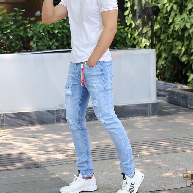 Quần jean nam Muradfashion MS55, Quần Bò Nam chất jeans co giãn hot trend 2021 | BigBuy360 - bigbuy360.vn