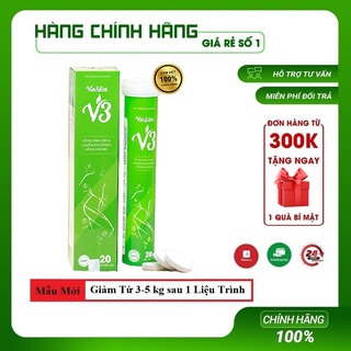 Viên sủi giảm cân vinslim v3 chính hãng hộp 20 viên - ảnh sản phẩm 1