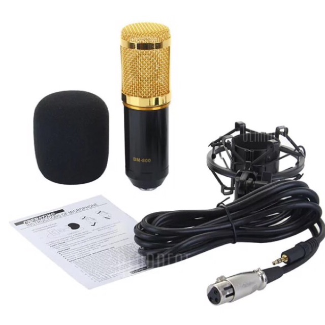 Mic thu âm bm800, thu âm cực tốt, giá rẻ