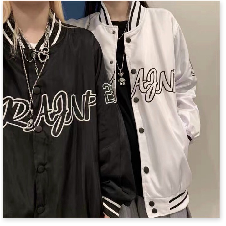 Áo Khoác Dù Nam Nữ Bomber Cổ Bóng Chày In Chữ Siêu Chất, Siêu Ngầu HOT