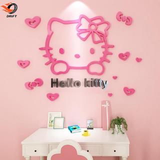 Giấy Dán Tường Trang Trí Phòng Hình Hello Kitty