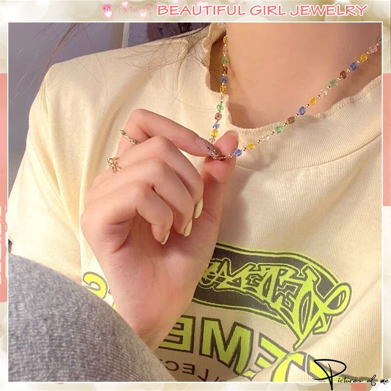 Vòng cổ Mặt Pha Lê Thời Trang Mùa Hè Mới 2022