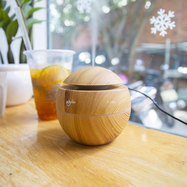 ⚜️ Máy xông tinh dầu gỗ - quà tặng kèm