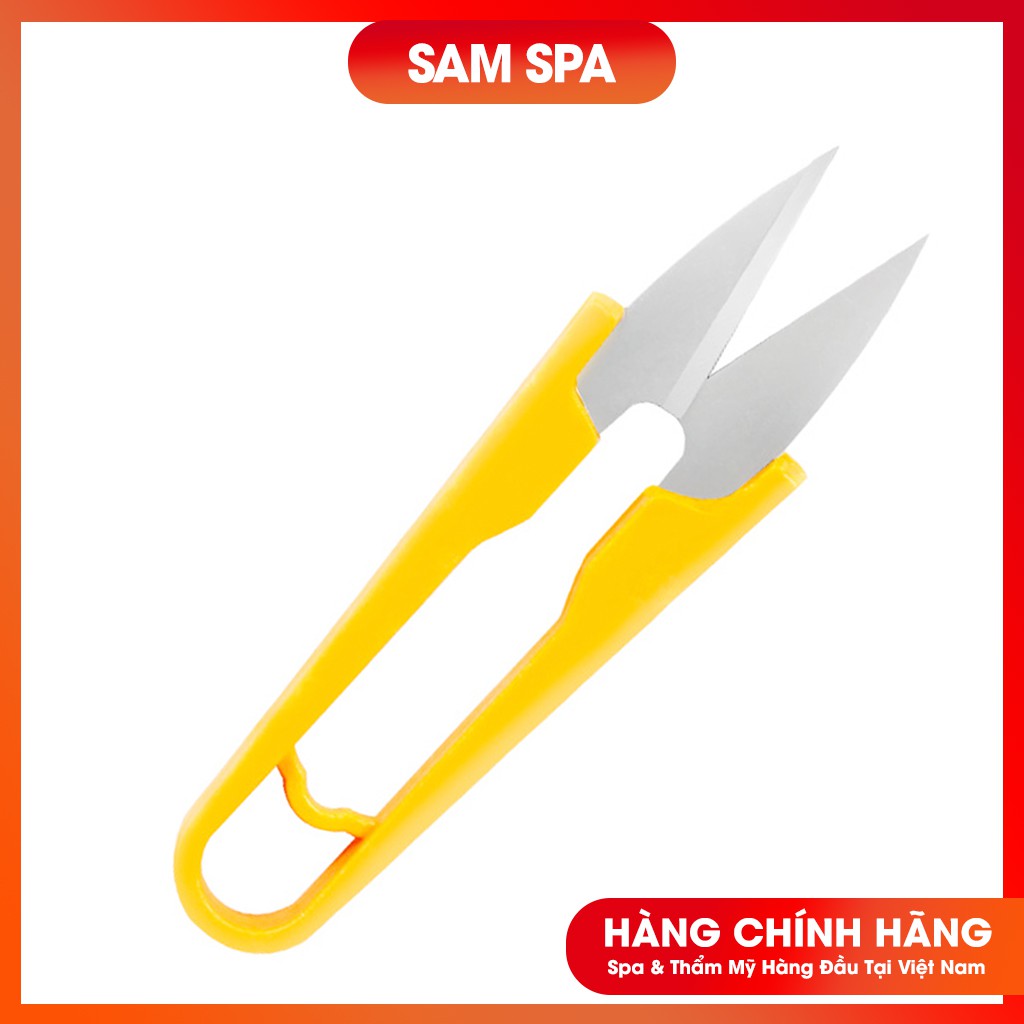 Kéo Cắt Chỉ Thừa, Kéo Bấm Chỉ Cán Nhựa Chữ U 3 Màu