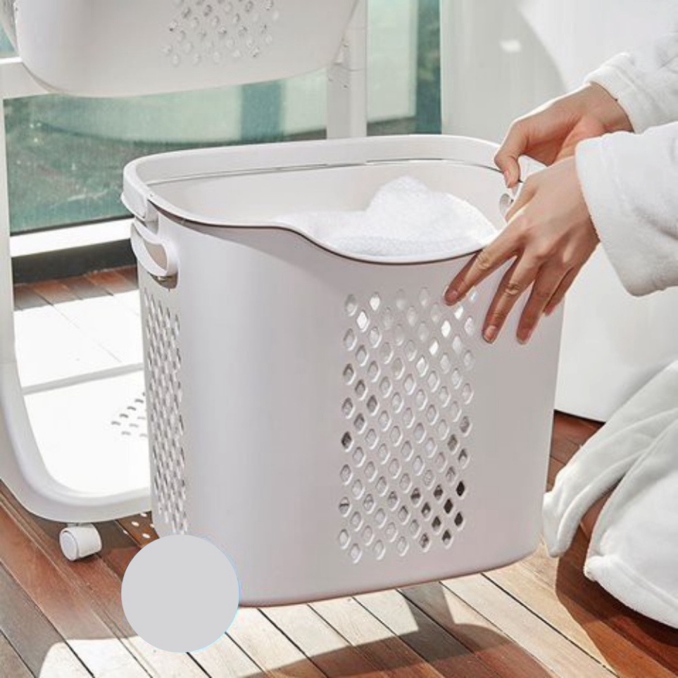 giỏ đựng đồ caro cao, giỏ đựng đồ có quai sách thiết kế hiện đại đẹp mắt 3373