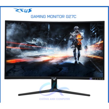 Màn Hình Máy Tính Zeus G27C Full HD Cong Full viền 75HZ RGB