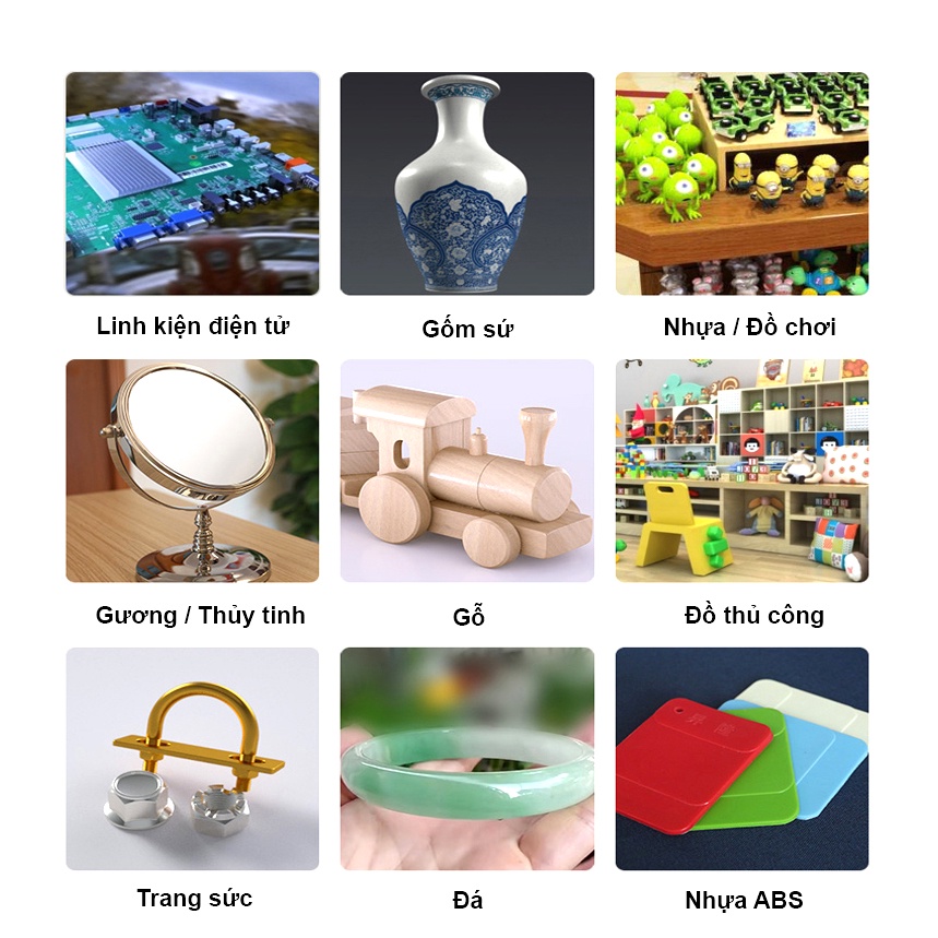 Keo Dán Sắt Đa Năng CÂY BÚA Siêu Dính Mọi Vật Liệu  Dán Tốt hơn keo 502