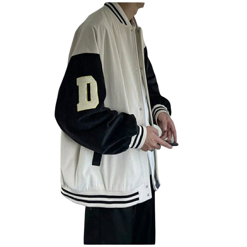 Ao bomber nam phong cách hàn quốc, áo khoác nam nhung tăm form rộng ETP  - ĐĂNG QUANG FASHION