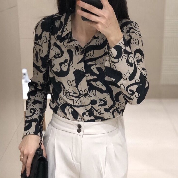 Áo sơ mi họa tiết đẹp xinh xắn