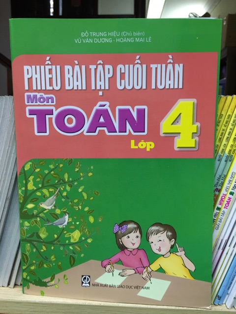 Sách - Phiếu bài tập cuối tuần môn Toán lớp 4