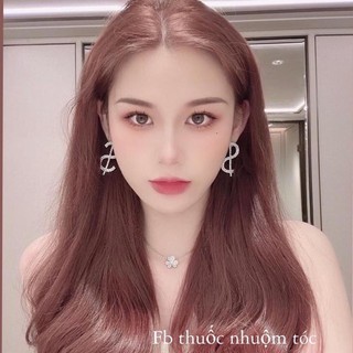 thuốc nhuộm tóc màu nâu hồng