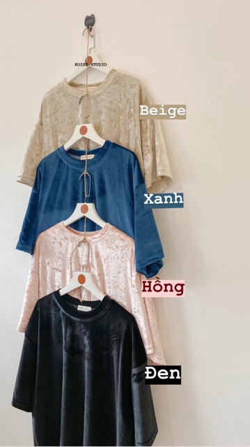 Áo Velvet Tee | BigBuy360 - bigbuy360.vn