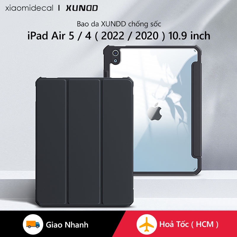 Ốp lưng XUNDD iPad Air 5 / 4 ( 2022 / 2020 ) 10.9 inch Chống trầy, Chống sốc, Mặt lưng trong, Kiểu bao da mới