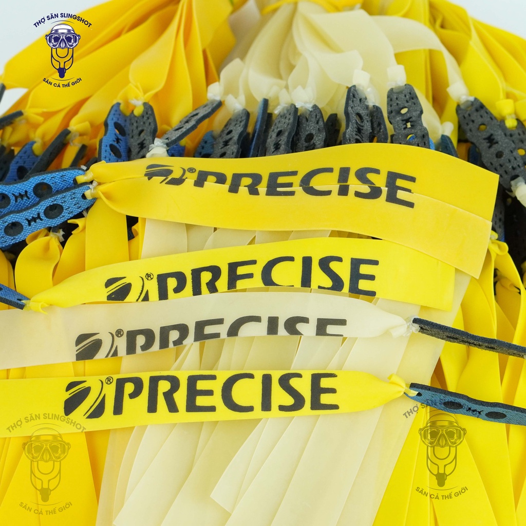 Dây Ná Cao Su Precise 0.65mm, 0.75mm Kéo Tới Má Khổ 13 x 19 x 150mm