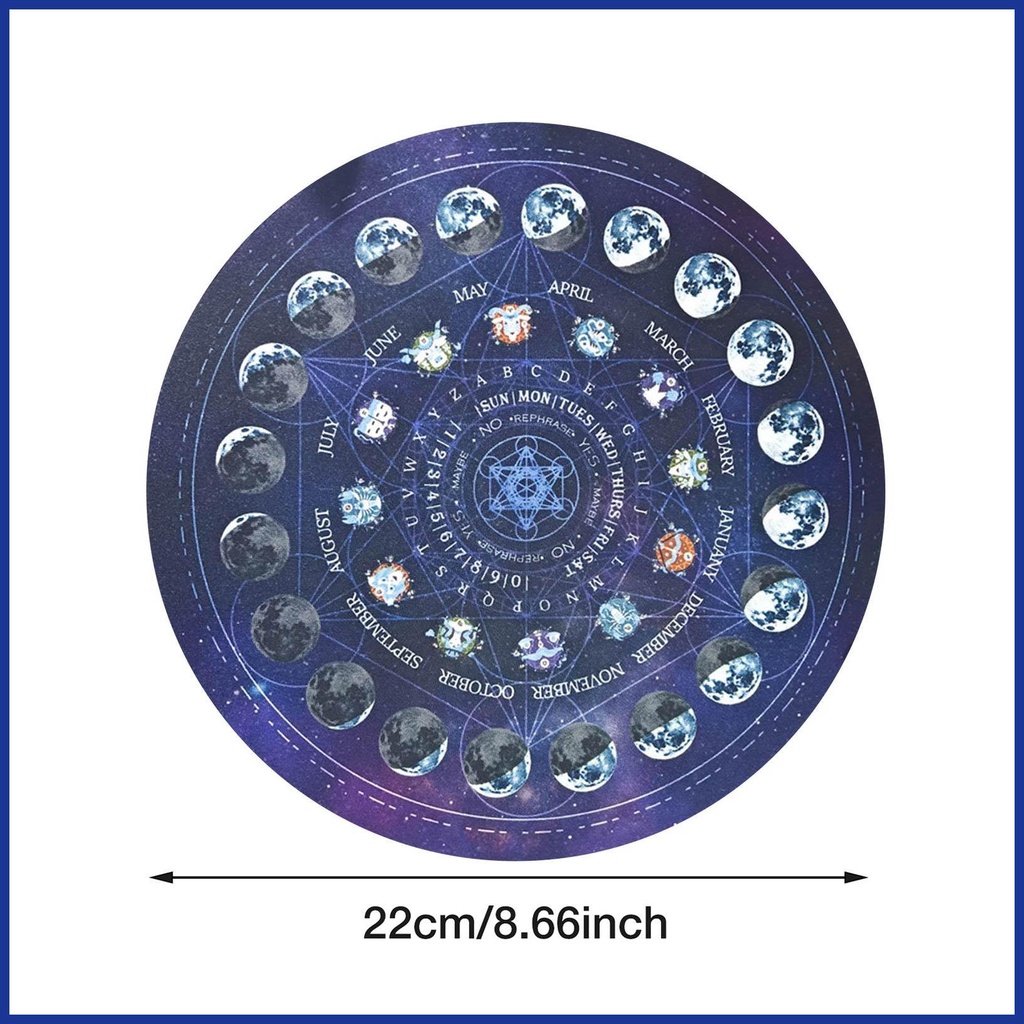 Thảm Cao Su Trải Bàn Chơi Bài Tarot 8.66in Tiện Dụng