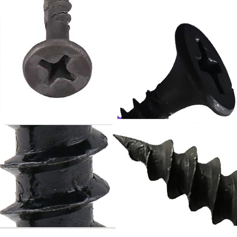 Đinh Vít Tự Đóng Tường 16/25/30/40/50MM Bằng Thép Carbon Chống Gỉ/Chống Gỉ