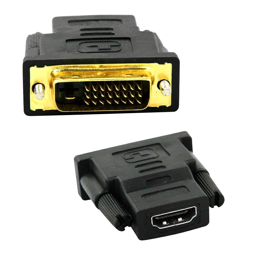 HD to DVI Adapter Head Male to Female Converter Computer TV Box Display Adapter Cable