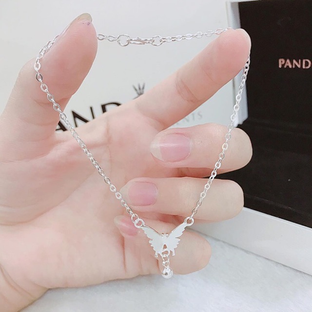 Lắc chân bạc mặt bướm siêu xinh LC0316