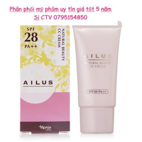 Kem trang điểm sáng da Naris Ailus Natural Beauty CC Cream 30g