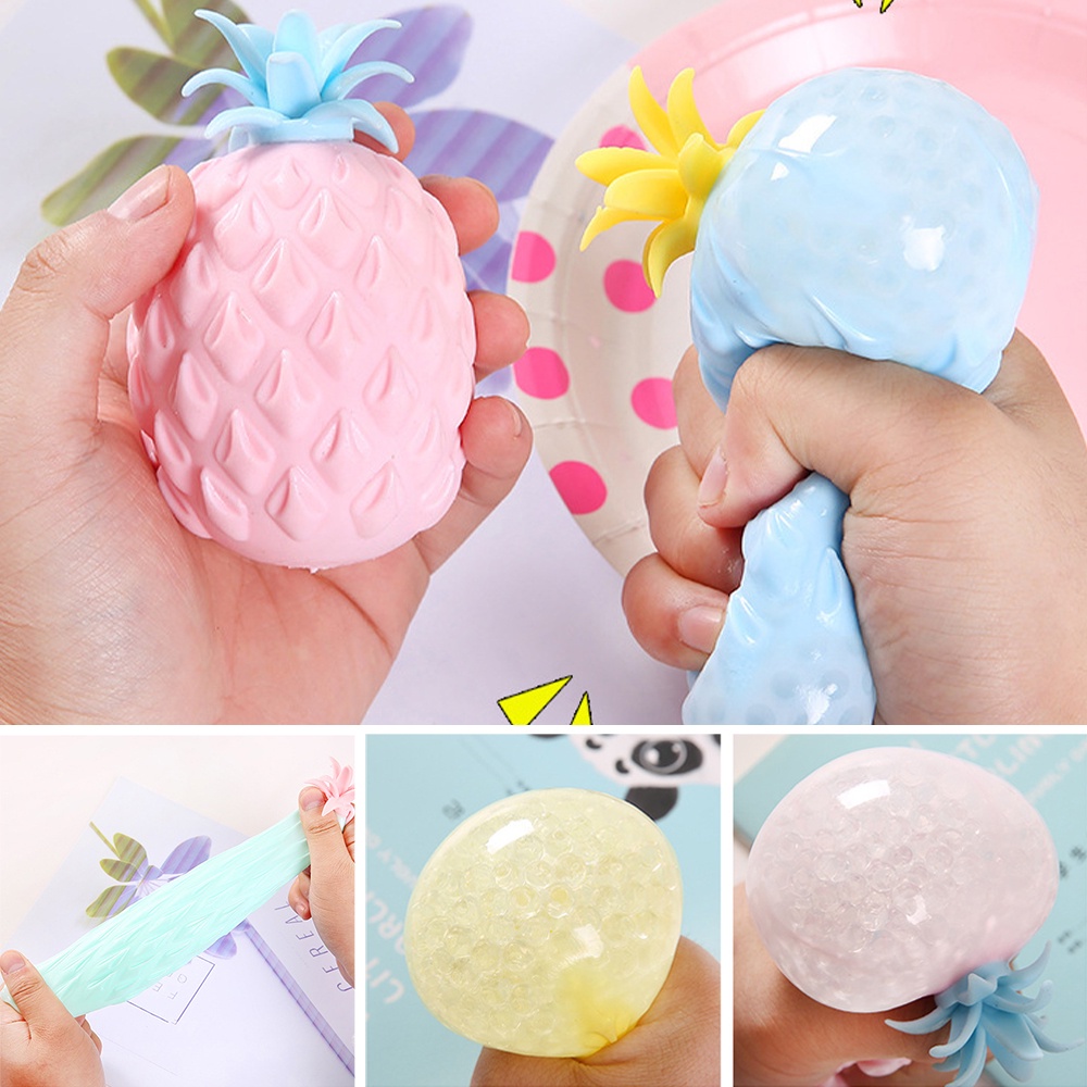 Đồ chơi bóp HYG TOYS giảm căng thẳng hình quả dứa/ thần tài vui nhộn