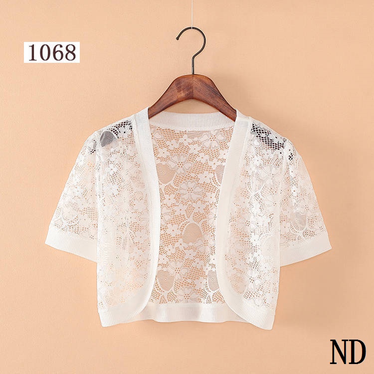 Hàng Mới Về Áo Khoác Voan Ren Ngắn Tay Ngắn Thời Trang Mùa Hè 2020 Mới