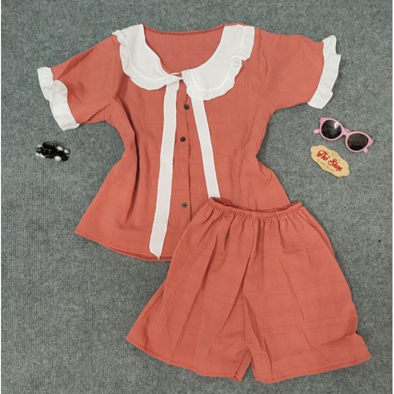 Set bộ ngố tiểu thư nơ