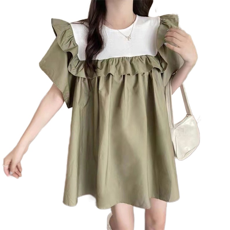 Đầm Babydoll Dáng Rộng Thời Trang Mùa Hè Xinh Xắn Cho Nữ
