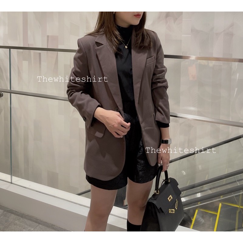 LOVELL BLAZER - áo blazer trẻ trung thanh lịch màu nâu đậm