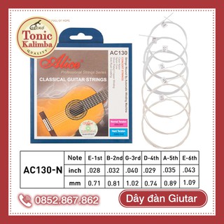 Mua Dây dự phòng đàn Guitar Dây đàn guitar dây đàn guitar dây đàn guitar acoustic Bộ 6 dây đàn guitar Acoustic Alice AC130