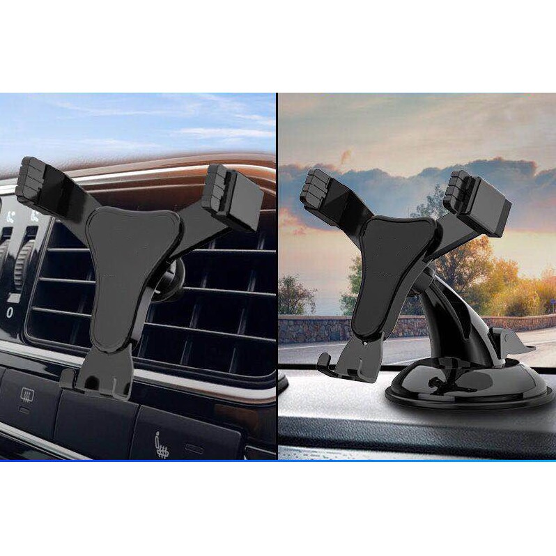 Giá đỡ điện thoại 3 in 1 dành cho ô tô, xe hơi  - Hàng Kpro chất lượng cao