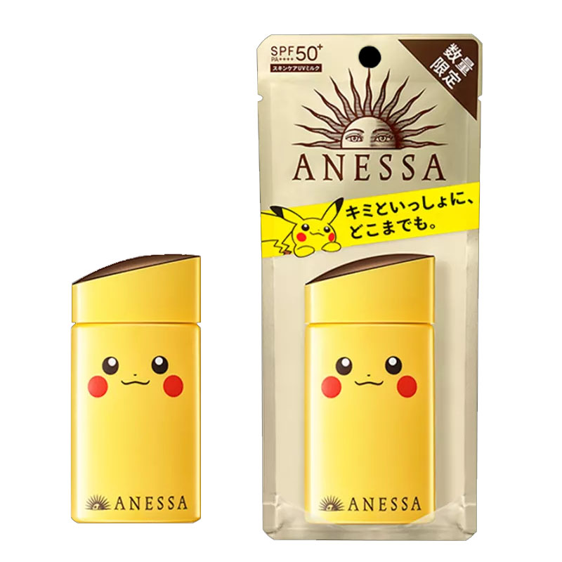 SHISEIDO ANESSA Golden Sun Cream 2021 Pokémon Co-branded Pikachu 60ml