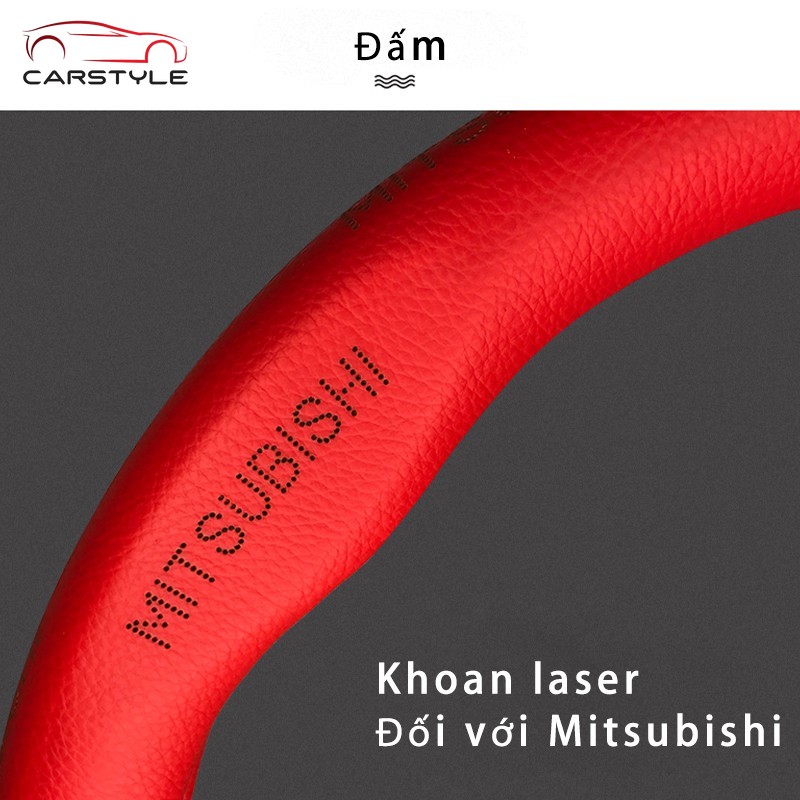 Vỏ bọc vô lăng xe hơi cho Mitsubishi ASX Outlander Lancer Pajero L200 Mirage Triton Attrage L200 L300 Xpander Pajero