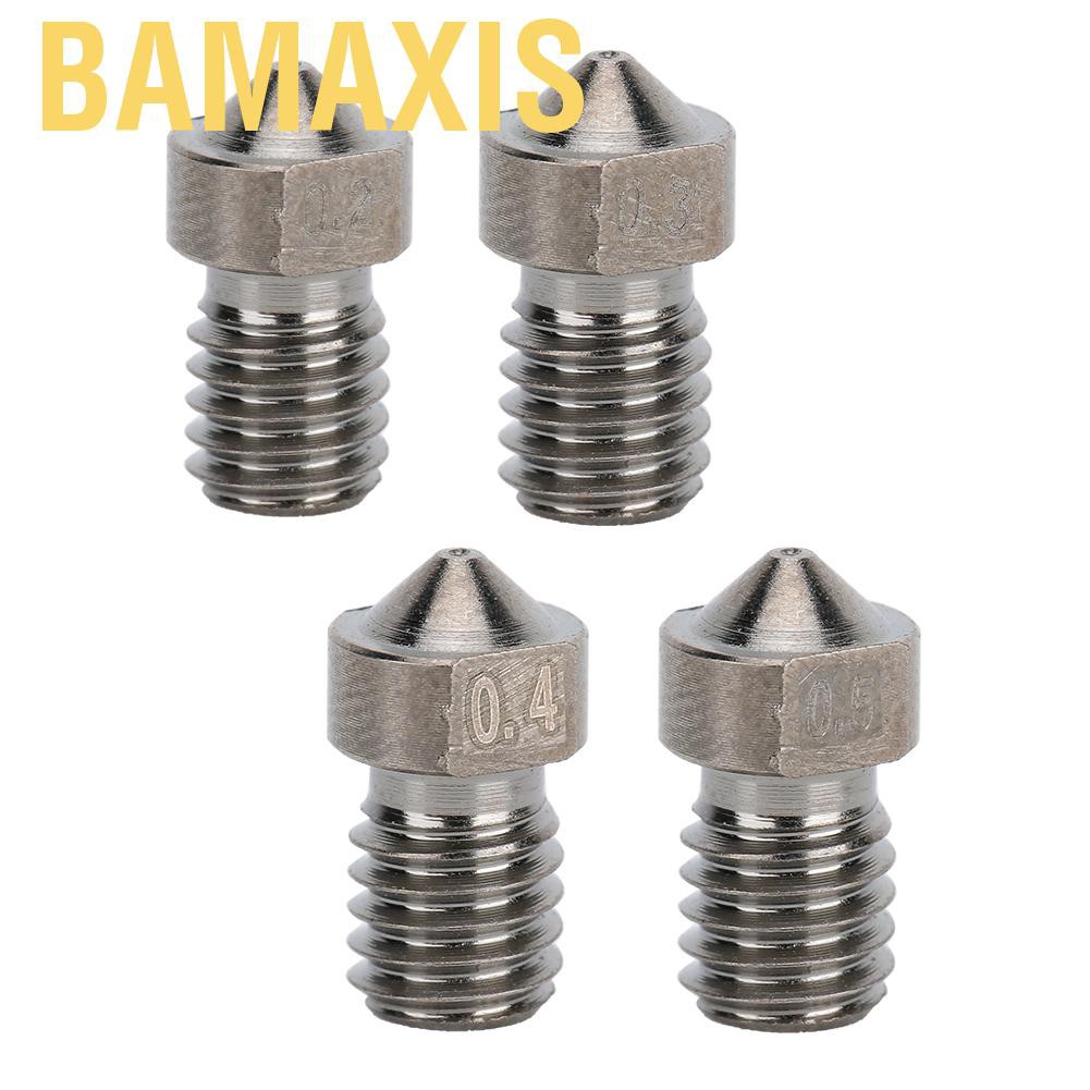 Bộ 10 Đầu Phun Bằng Thép 0.2mm / 0.3mm / 0.4mm / 0.5mm Cho Máy In 3d