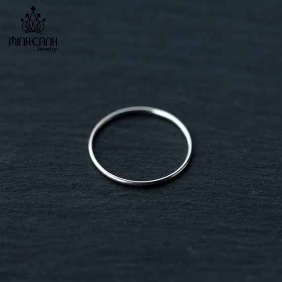 Nhẫn Bạc Nữ Minh Canh Jewelry - Trơn Mảnh