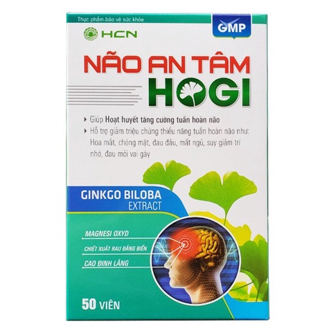 Viên uống bổ não Não An Tâm Hogi hộp 50 viên - DT060