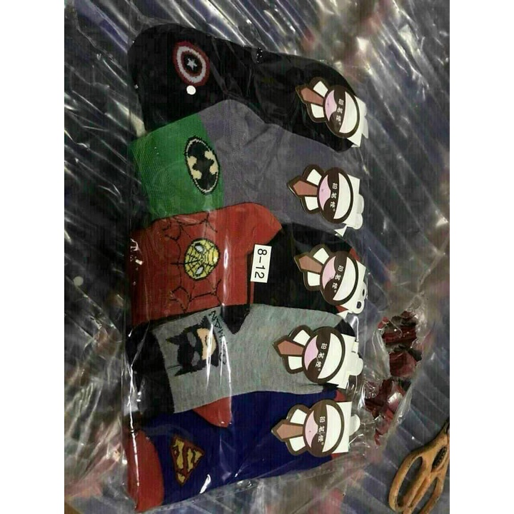 Combo 10 đôi tất siêu nhân nhện cho bé từ 2 đến 8 tuổi